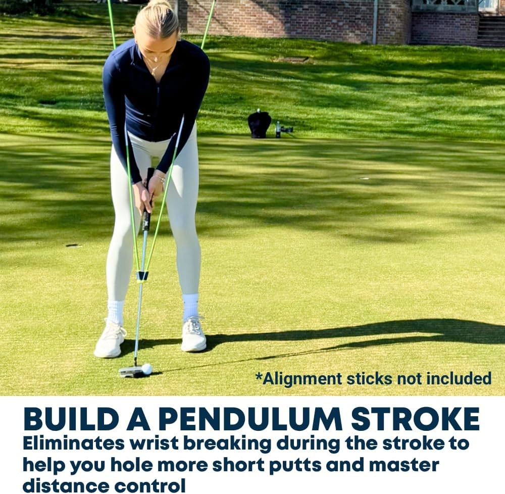 Golf Putting Training Aid Alignment Guide Stroke Trainer