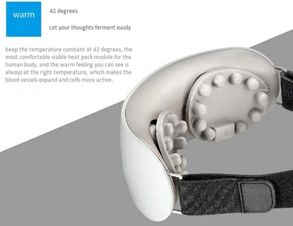 Heated Eye Massager USB Foldable Portable Vibration Mask