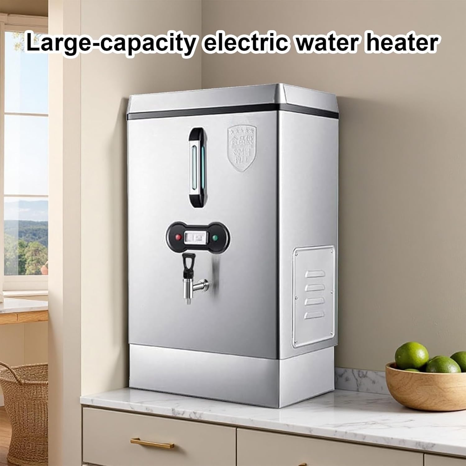 Commercial Water Boiler 40L Instant Hot Water Urn Auto Fill Stainless Steel