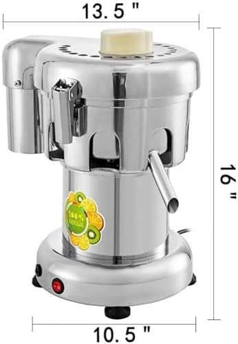 Commercial Juice Extractor Heavy Duty 4300RPM High Yield Stainless Steel