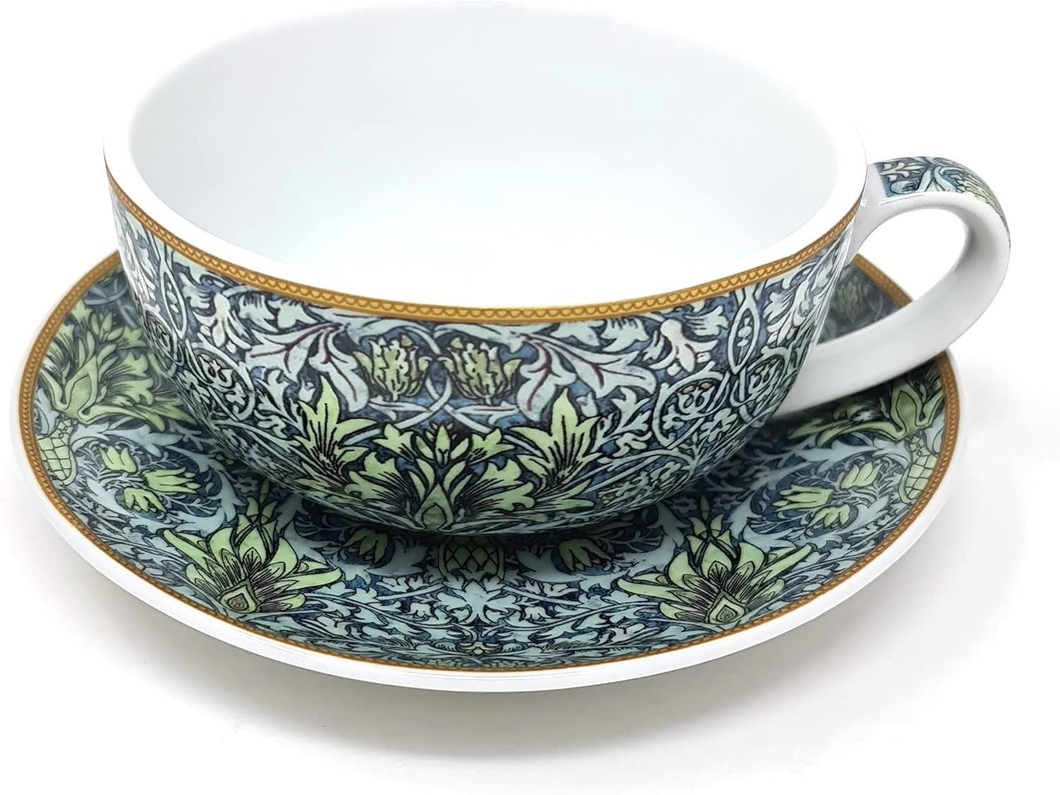 Tea for One Teapot Cup Saucer Set Snakehead Fine China Gift Box