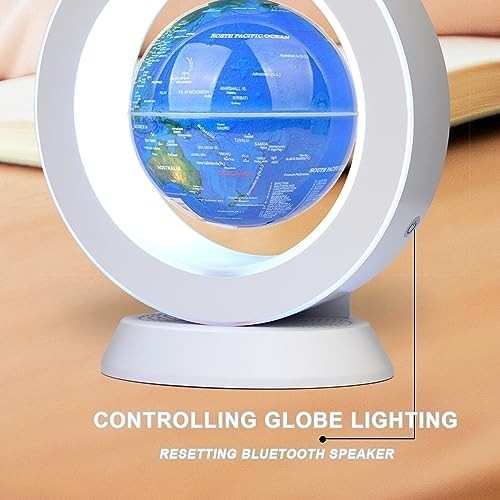 Constellation Floating Globe Bluetooth Speaker, Spinning Levitating Lamp