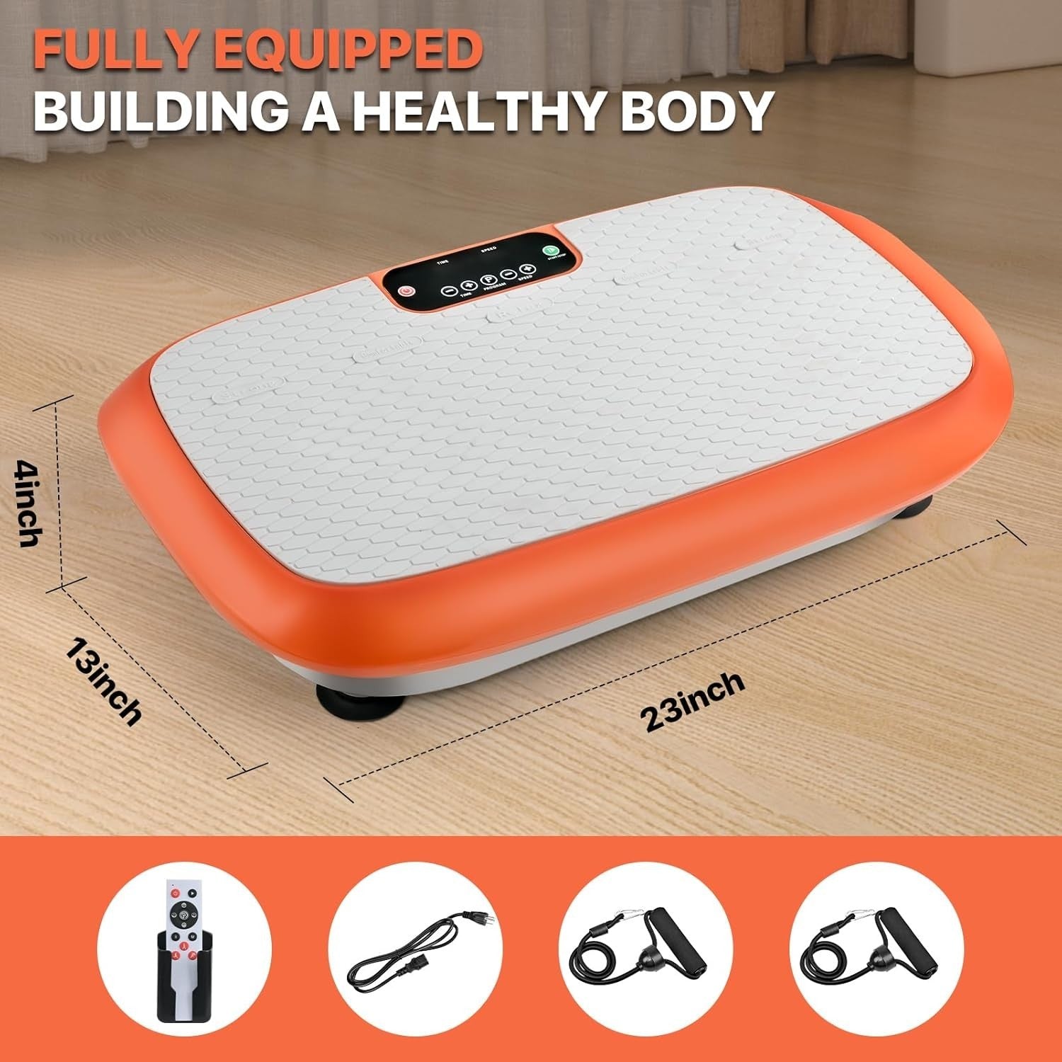 Vibration Plate Fitness Platform 99 Speeds Full Body Shaker Home Use
