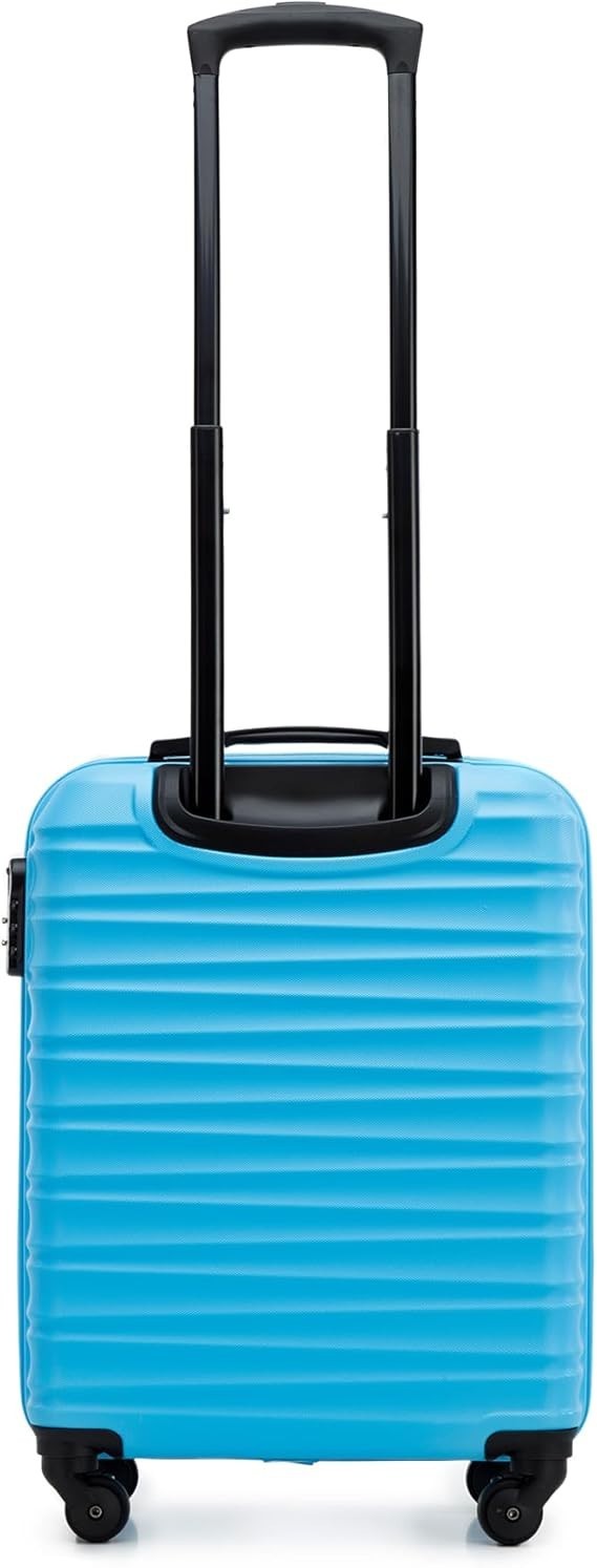Lightweight Cabin Suitcase 4 Wheel Carry On Hard Shell TSA Lock 34L