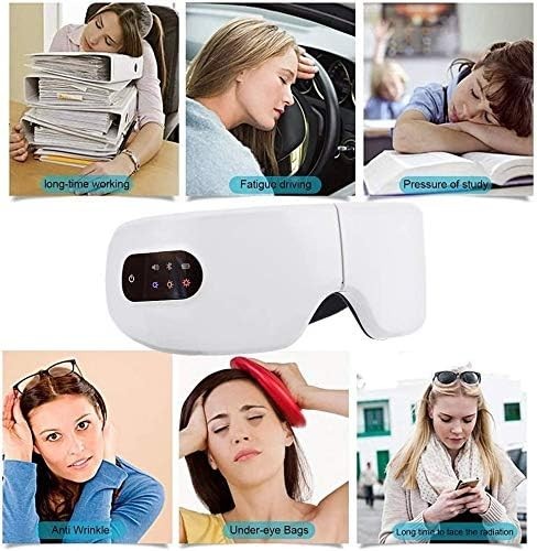 Heated Eye Massager Bluetooth Foldable Rechargeable