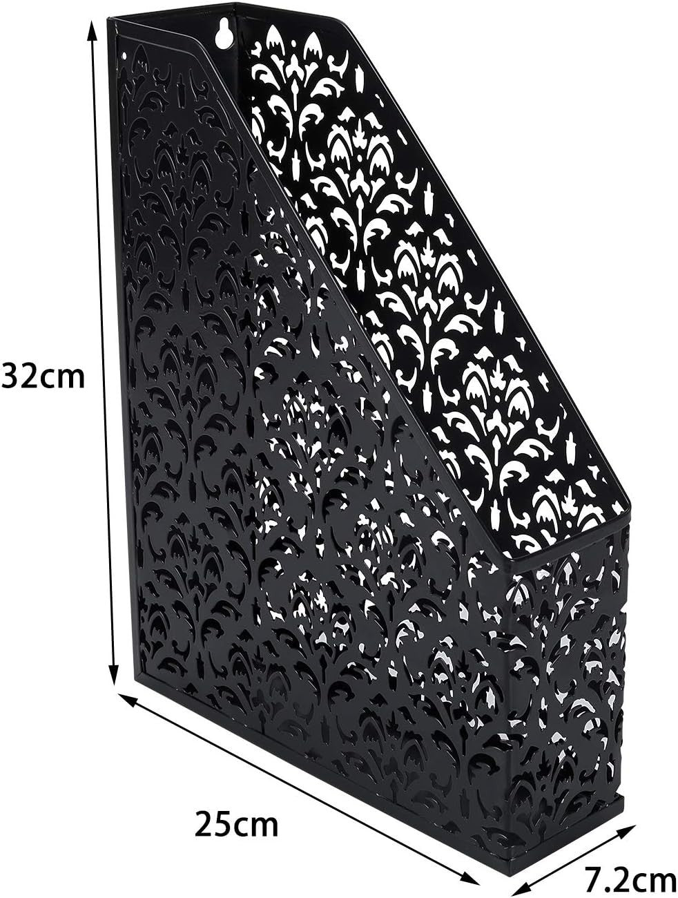 Metal Desk File Holder & A4 Paper Organizer Rack - Pack of 3 Black