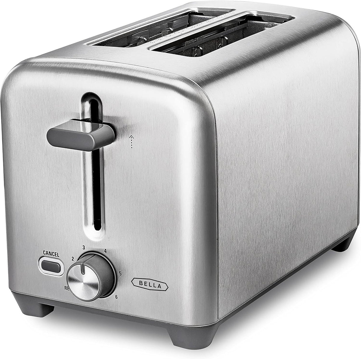 2-Slice Toaster Wide Slots Bagel & Bread Stainless Steel Compact