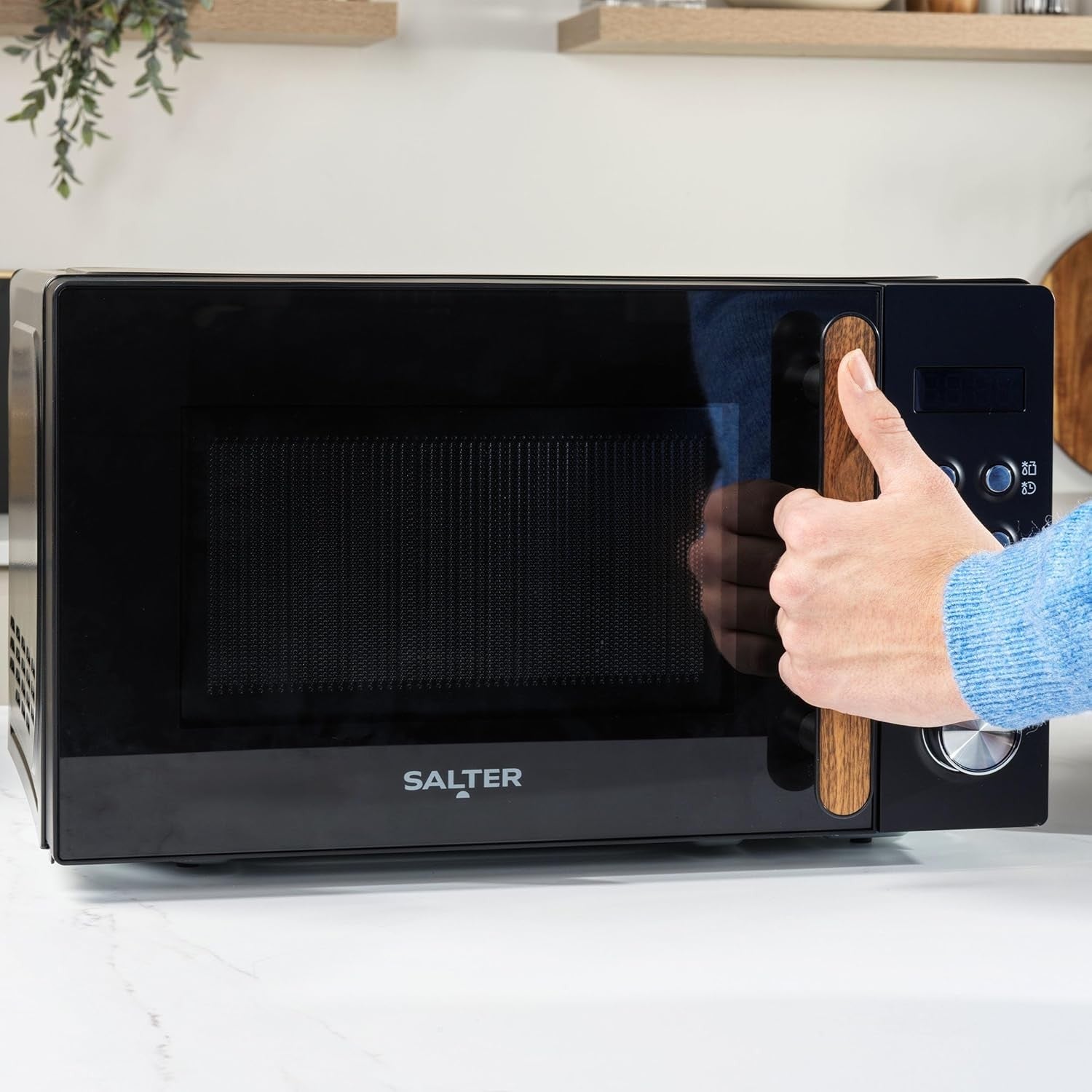 Salter Toronto Microwave 20L Solo 800W, Digital Display, 8 Auto Cook