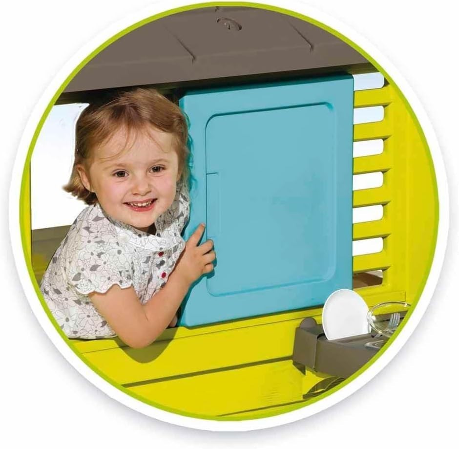 Large Kids Garden Playhouse w Kitchen Indoor Outdoor Toy House