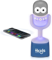 Blue Kids Bluetooth Karaoke Microphone with Speaker Portable