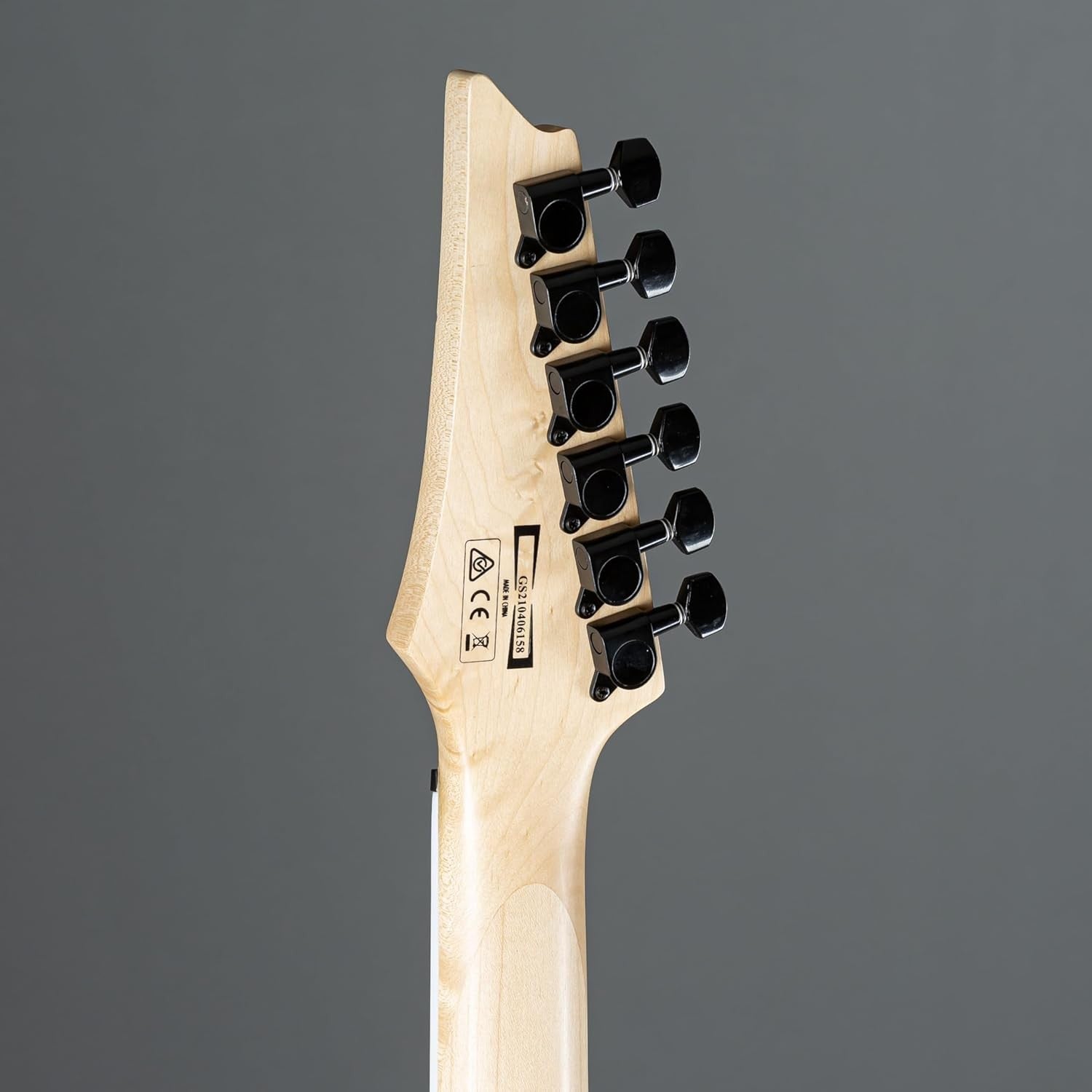 Electric Guitar Black Flat Maple Neck Solid Body 6 String