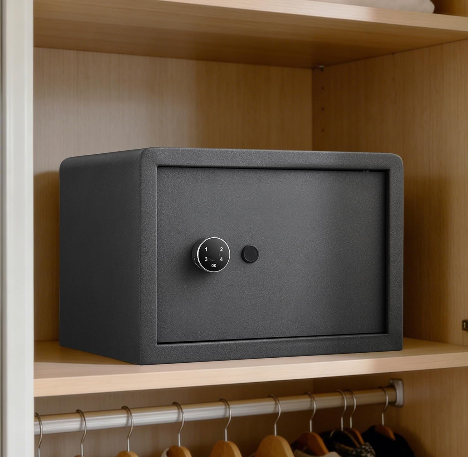 1.2 Cu Ft Fingerprint Safe Box Biometric Digital Lock Cash Security