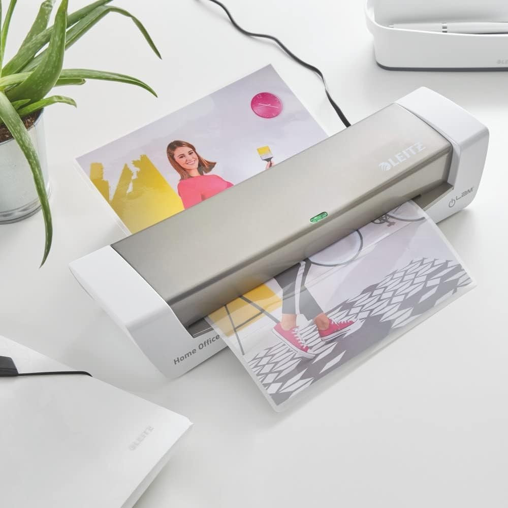 A4 Laminator Machine Home Office 75–125 Mic Fast Warm Up Starter Kit