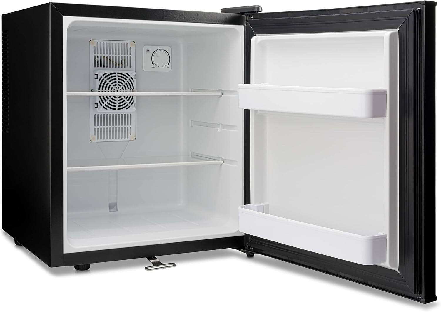 Mini Fridge 30L Compact Table Top Frost-Free LED Lockable Black