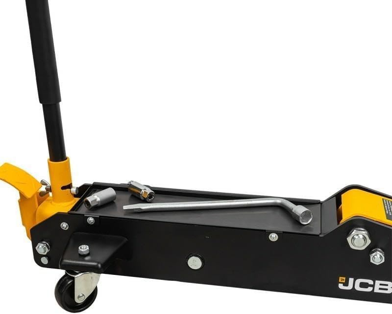 3 Ton Long Reach Hydraulic Trolley Jack 140–525mm Heavy Duty Car Van Lift