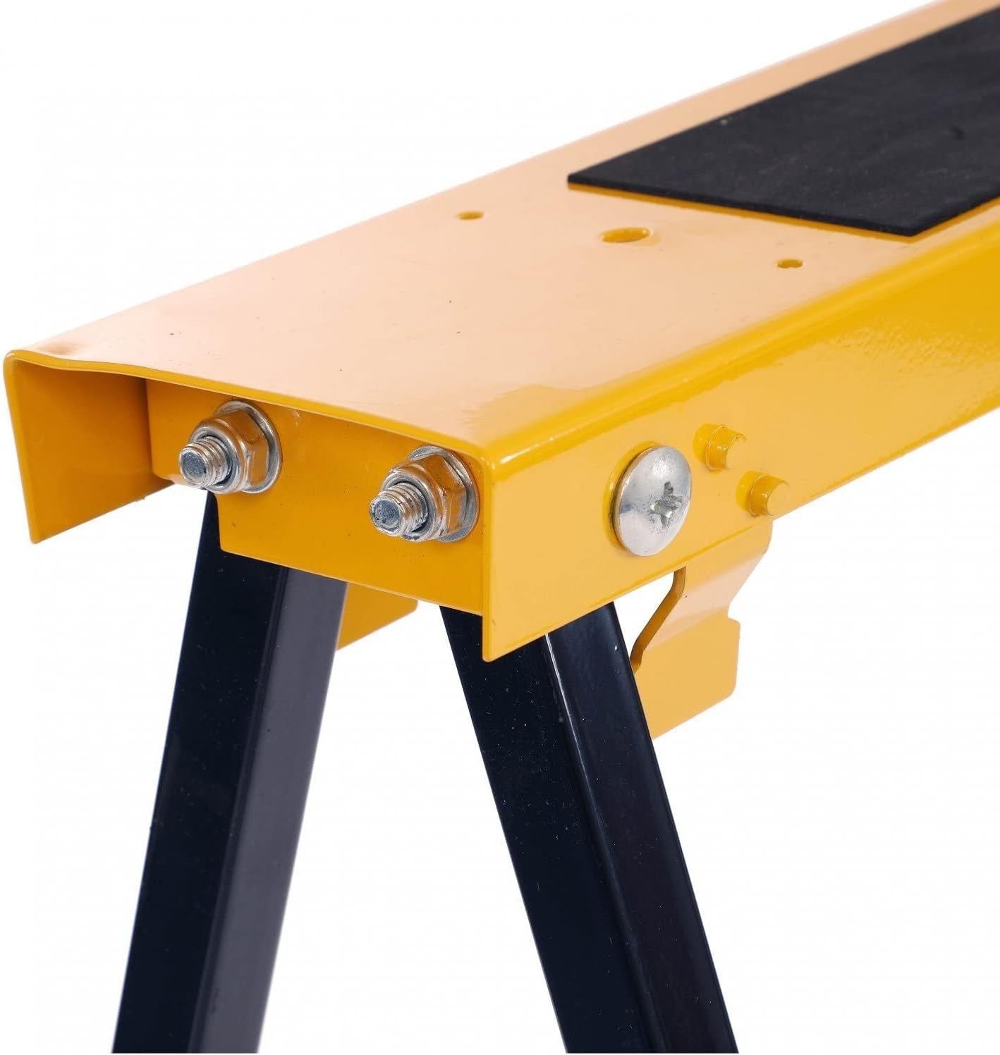 2x Folding Saw Trestles 100kg Each Heavy Duty Carpentry Work Stands Portable