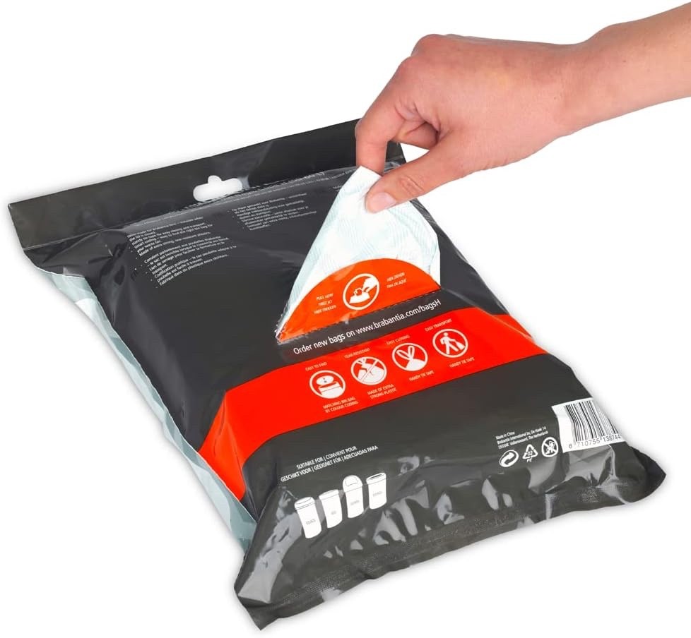 5pcs Stainless Steel Pots Pans Set & Bin Liners (Size H) Thick Plastic Trash Bag