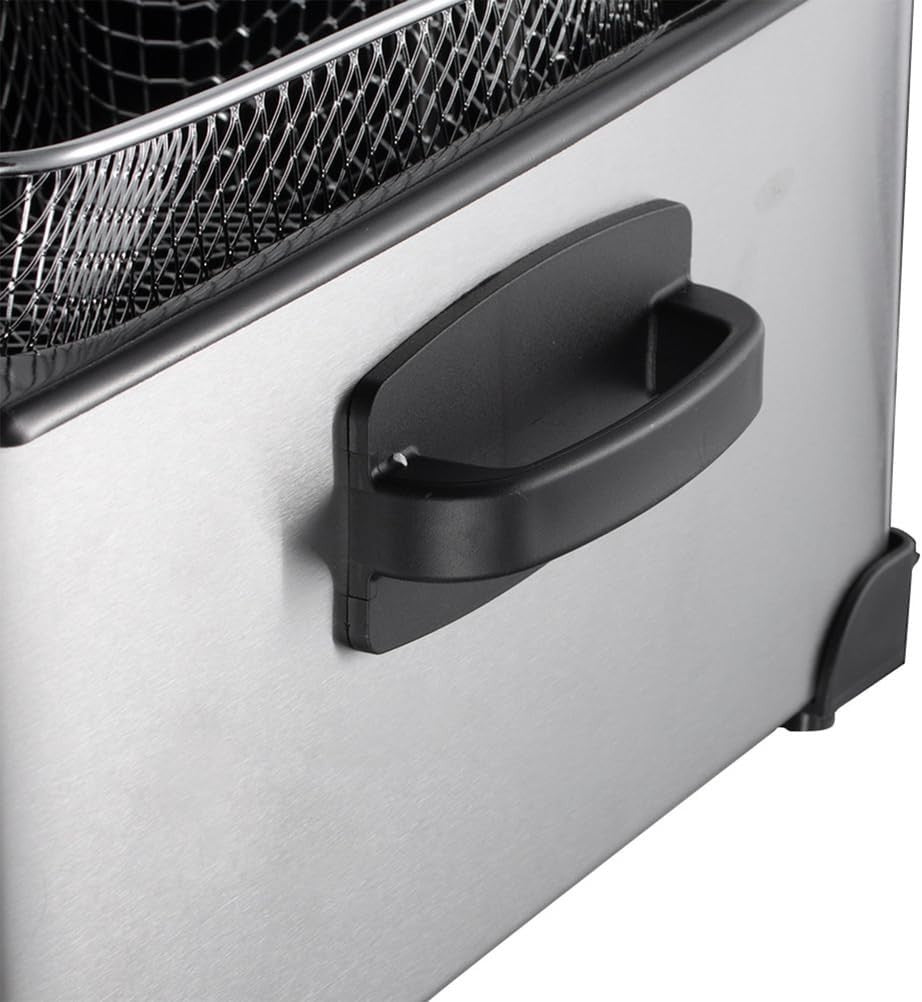 3.5L Stainless Steel Deep Fryer 2000W Electric Basket Temp Control