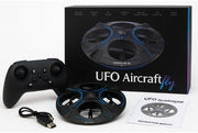 Black UFO Mini Drone for Kids 360° Stunts LED Remote Control Toy