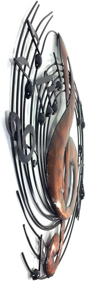 Treble Clef Metal Wall Art 56cm Music Note Sculpture Decor