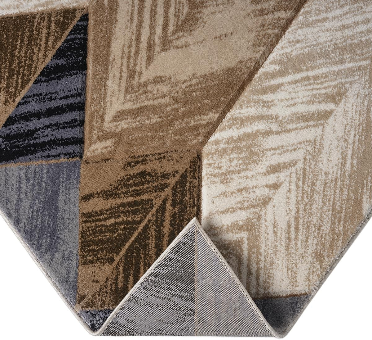 Large Abstract Area Rug 160x230cm Soft Thick Modern Living Room Carpet