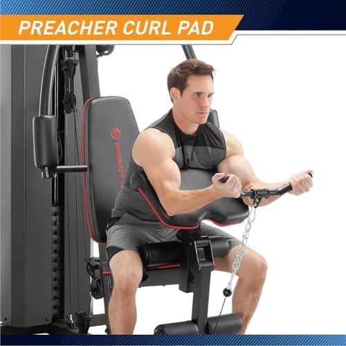 Multifunctional Home Gym Station, 3-in-1 Chest, Pec Dec & Row Machine