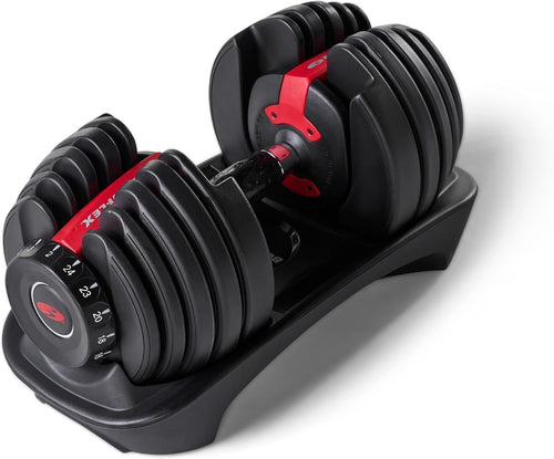 Adjustable Dumbbell 2–24KG Quick Dial Space Saving Home Gym Weight