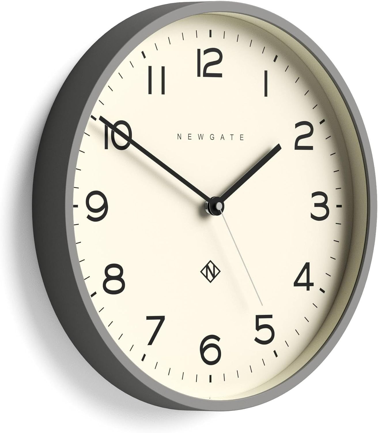 Modern Large Round Wall Clock | Easy-Read Numbers | Kitchen & Living Room