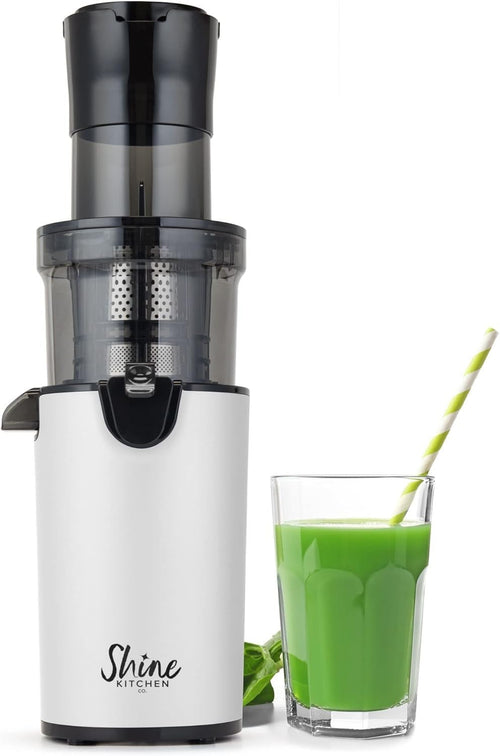 XL Mouth Cold Press Juicer Compact Stainless Steel Easy Clean High Yield
