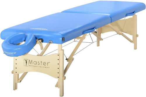 65cm Skyline Lightweight Portable Massage Table | Spa Beauty Couch Blue