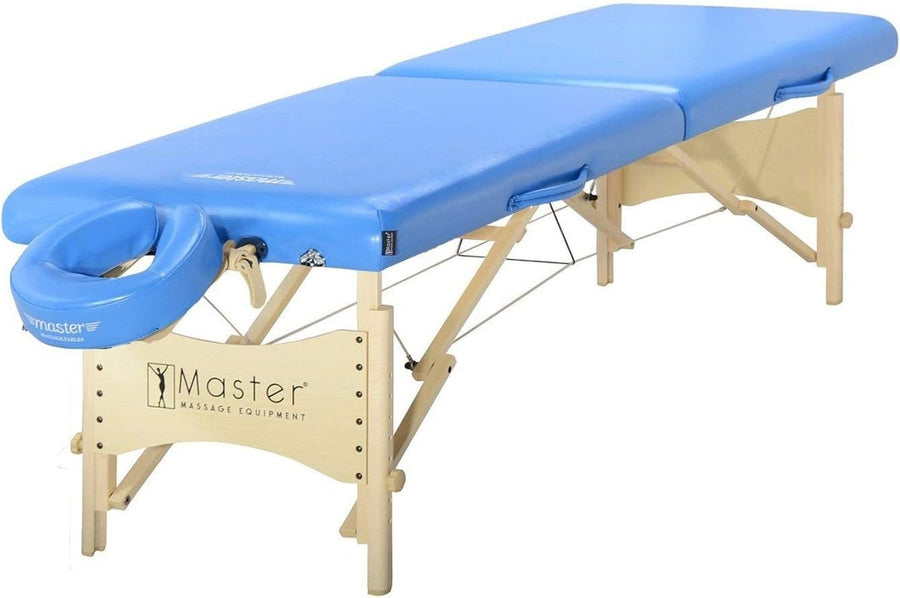 65cm Skyline Lightweight Portable Massage Table | Spa Beauty Couch Blue