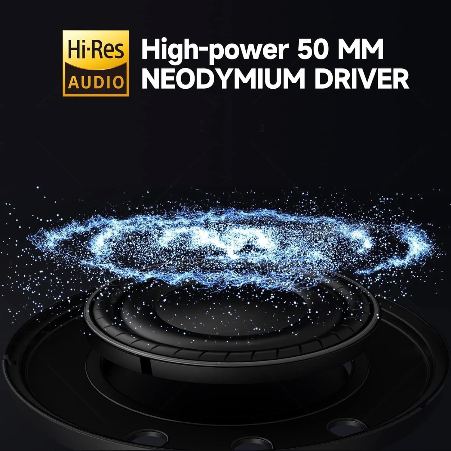 Studio Over Ear Headphones Hi-Fi Sound 50mm Drivers DJ Recording