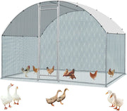 Walk In Chicken Run 2x3x2m Galvanised Metal Cage Cover Door
