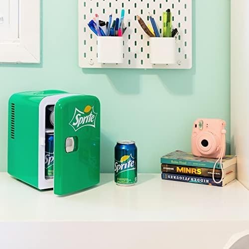 4L Green Coca-Cola Mini Fridge Portable Cooler & Warmer AC/DC Tabletop