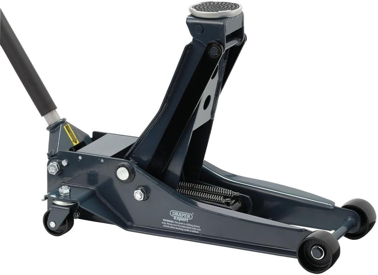 4 Ton Low Profile Trolley Jack Heavy Duty 107–515mm Twin Pump Fast Lift Car