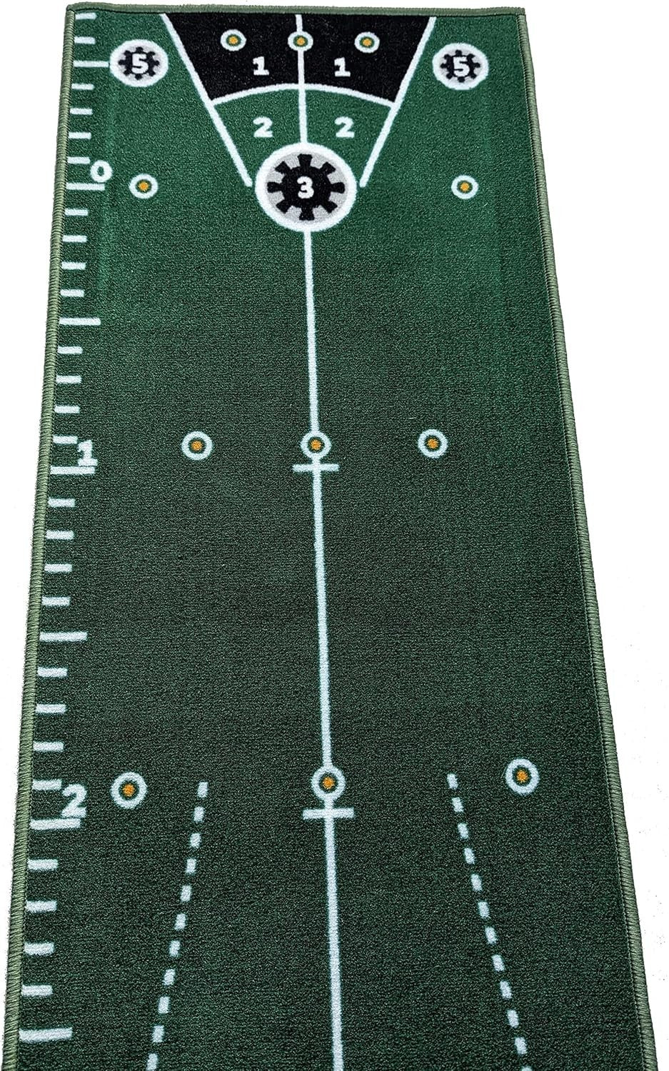 Indoor Golf Putting Mat 10ft Training Green w/ Chipping Game & Targets