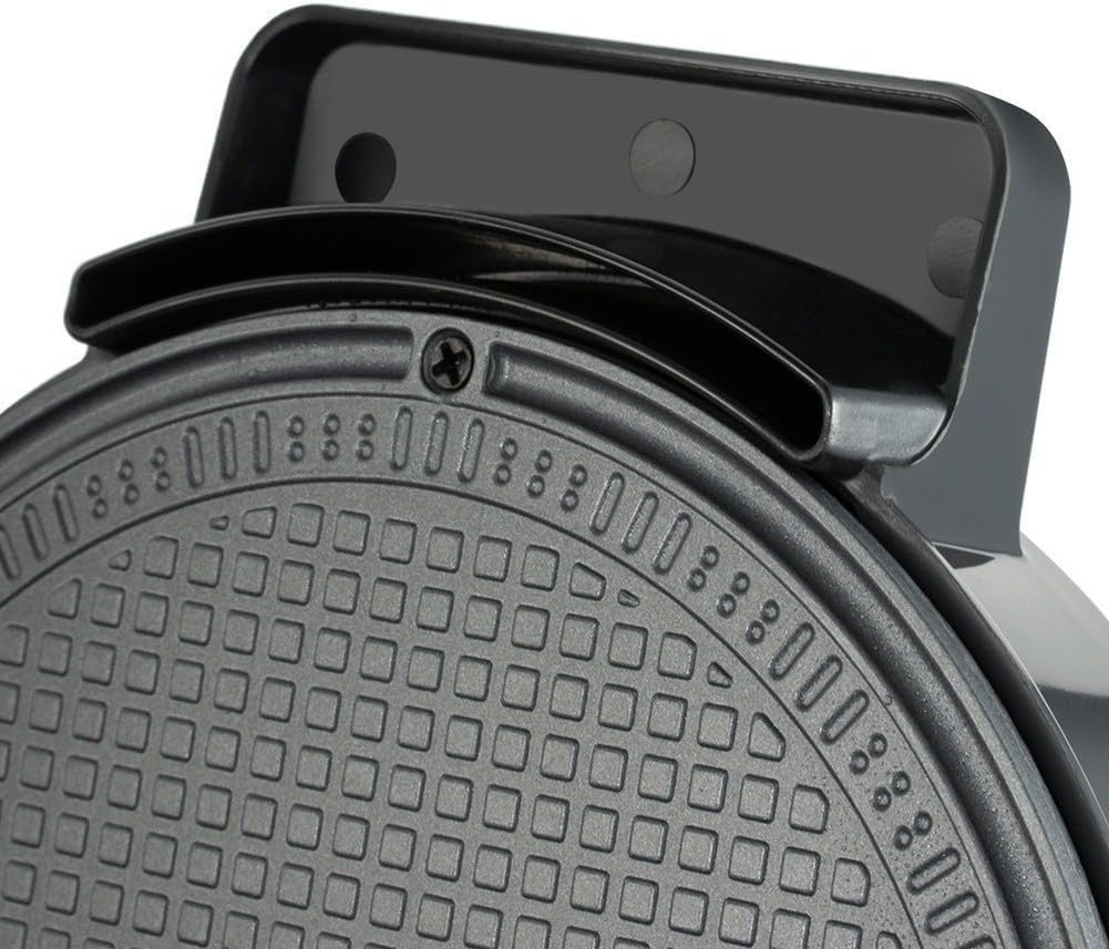 Electric Waffle Cone & Crepe Maker 1000W Double-Sided Non-Stick Compact Machine