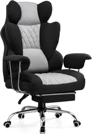 Ergonomic Gaming Chair Big & Tall Racing Seat Office Desk Recliner Footrest