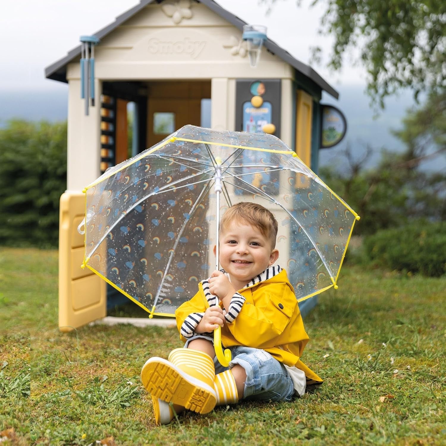 Kids 4 Seasons Playhouse Weather Learning Garden House Outdoor Toy