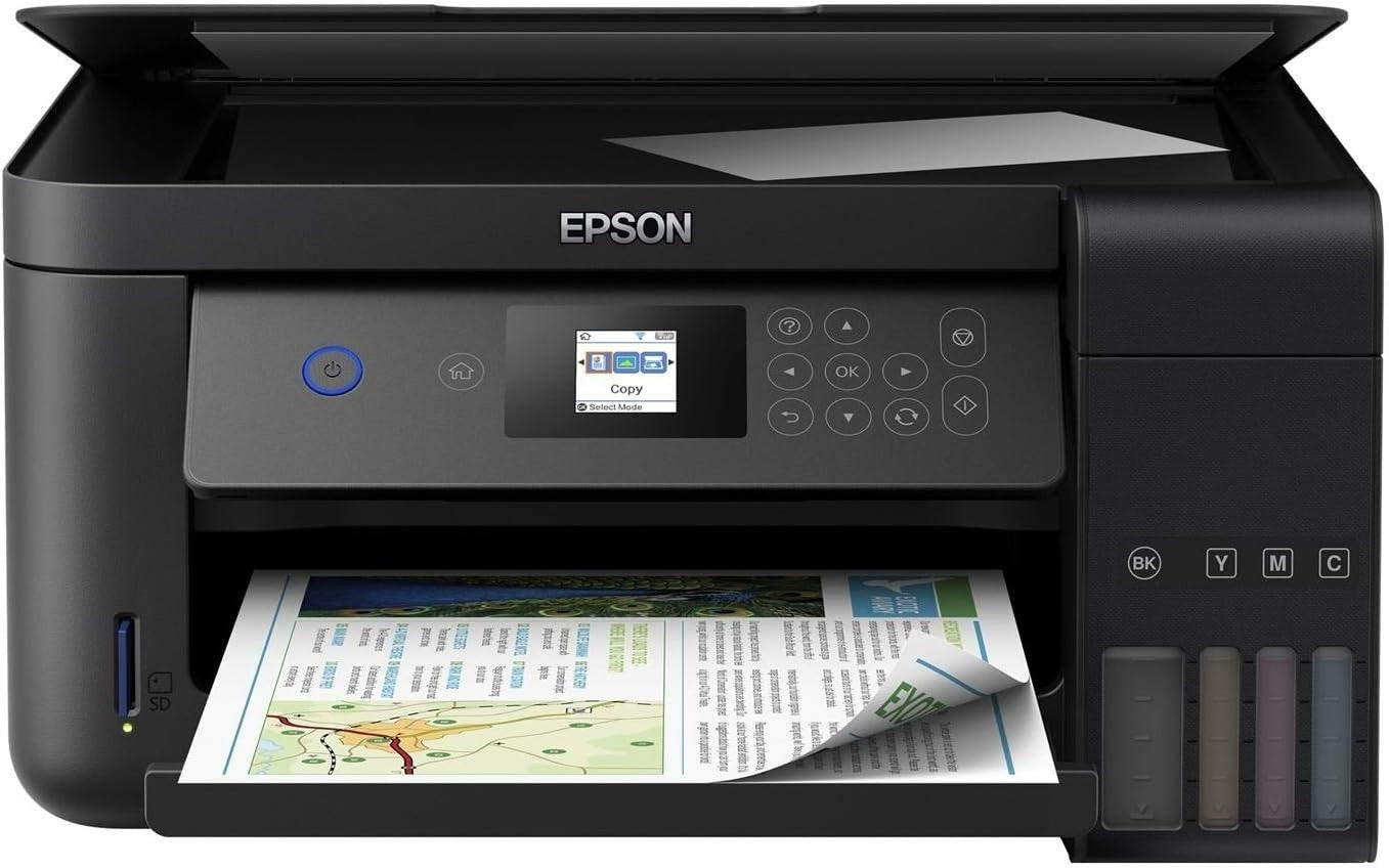 EcoTank A4 Inkjet Printer | Wi-Fi | Duplex | 3-in-1 Colour Prints