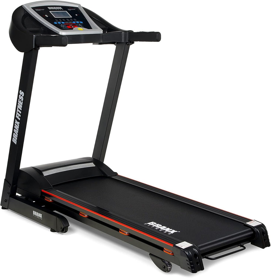Foldable Home Treadmill 16.5km/h Auto Incline 5HP Motor Shock Absorption