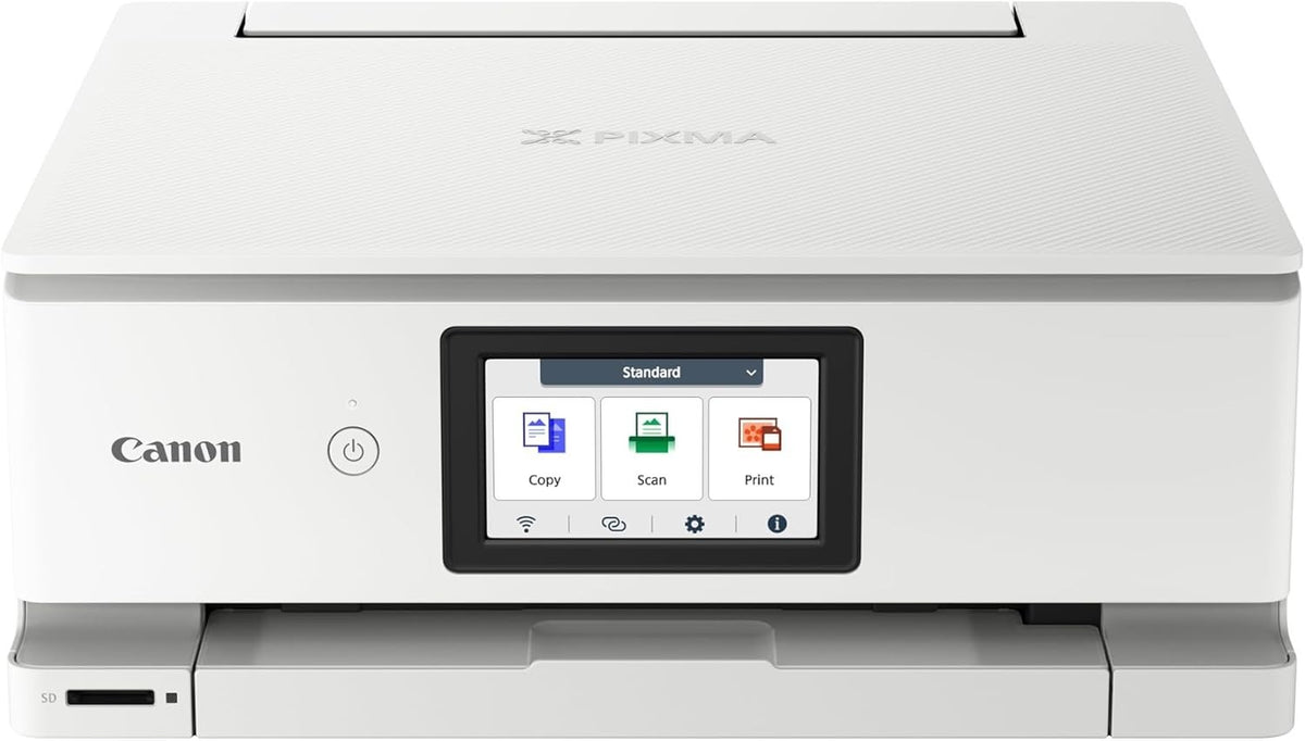 6-Colour Inkjet Printer |TS8751| Wi-Fi, Duplex, Touchscreen, White