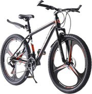 27.5" Mens Mountain Bike 21 Speed Alloy Frame MTB Disc Brakes Suspension