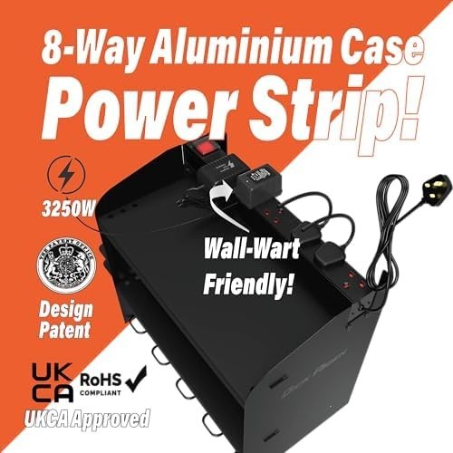 Heavy Duty Wall Mounted Power Tool Organizer Rack with 6-Slot Charging Station
