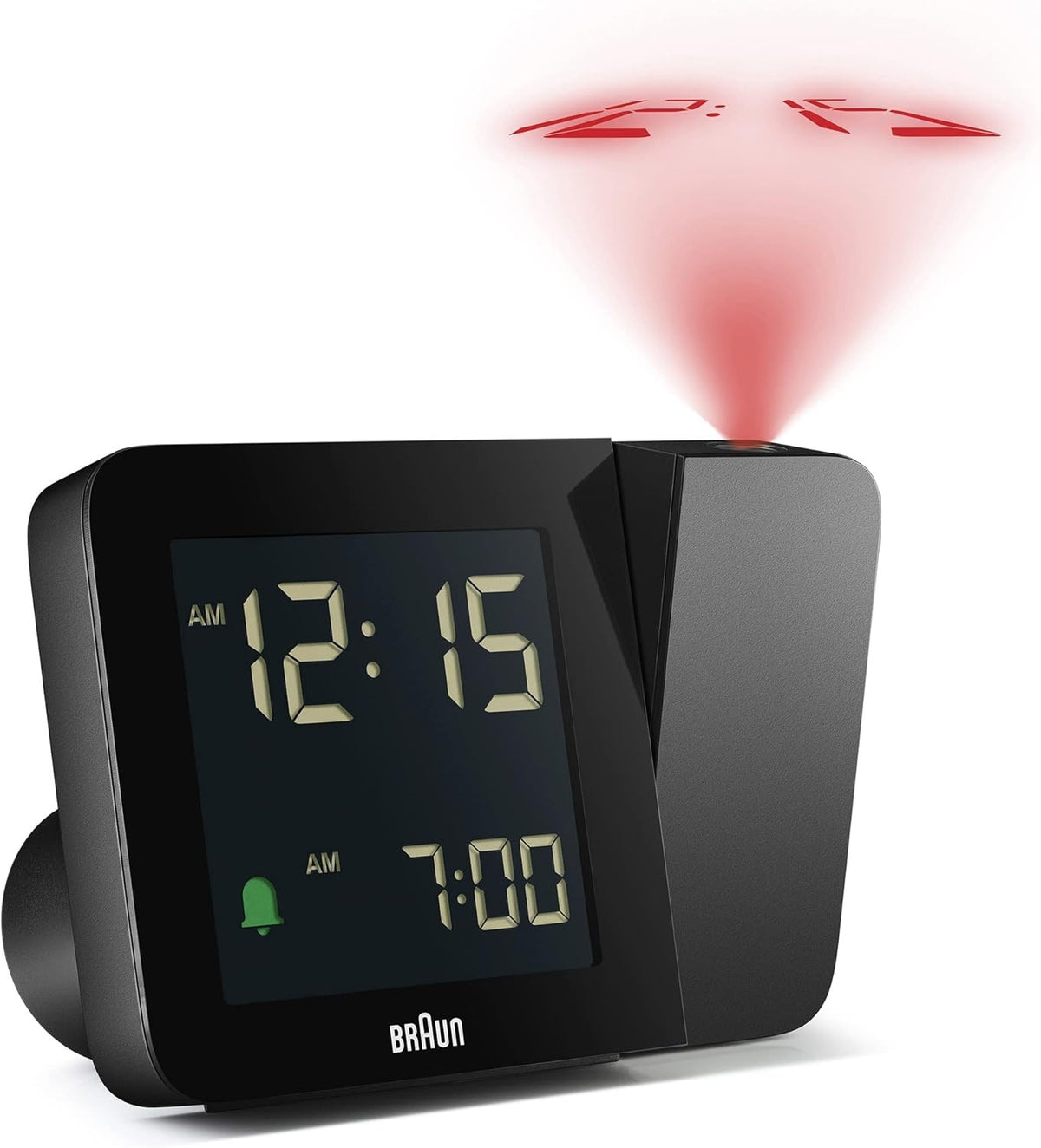 Projection Alarm Clock Ceiling Display Negative LCD Backlight Quick Set