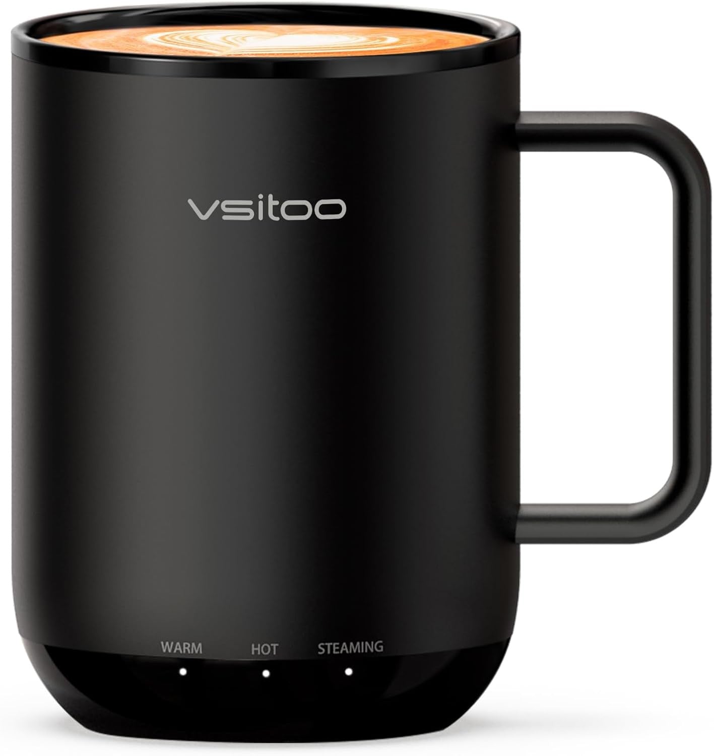 Smart Heated Coffee Mug 14oz Temp Control 120-150°F Warmer Black