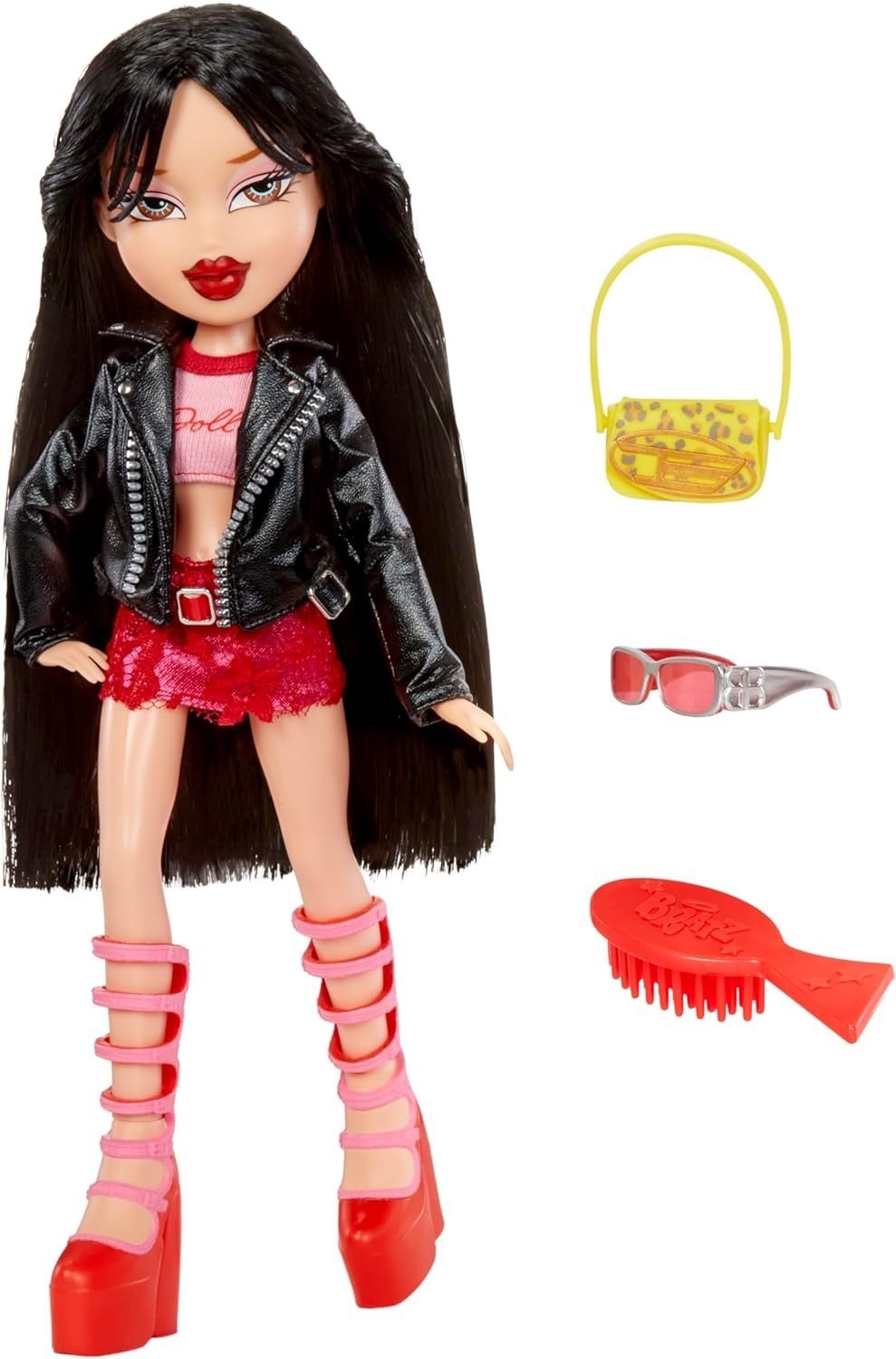 Collectible Fashion Doll Outfit Purse Sunglasses Brush Trendy Style Gift