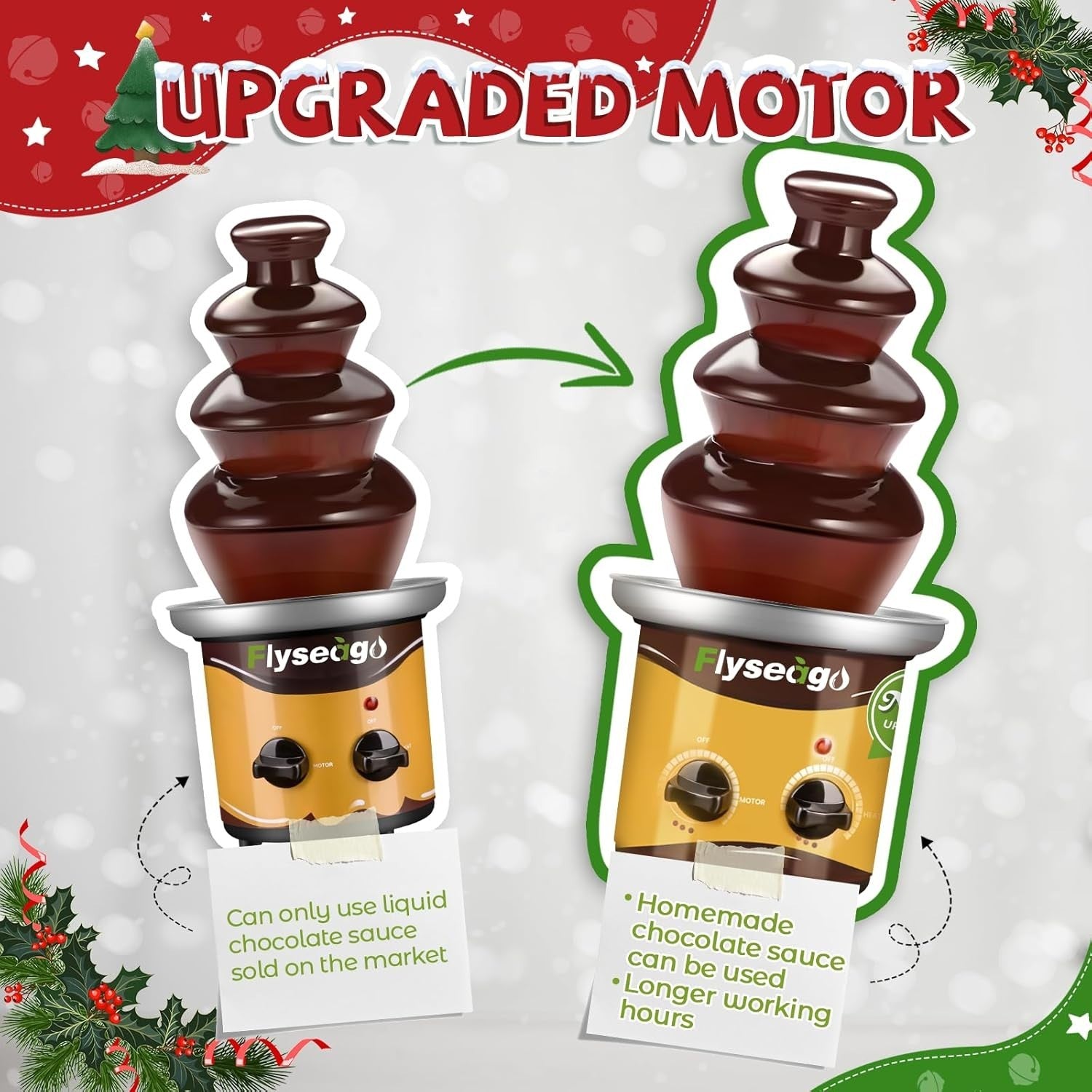 4 Tier Chocolate Fountain Machine Professional Fondue Party Fountain
