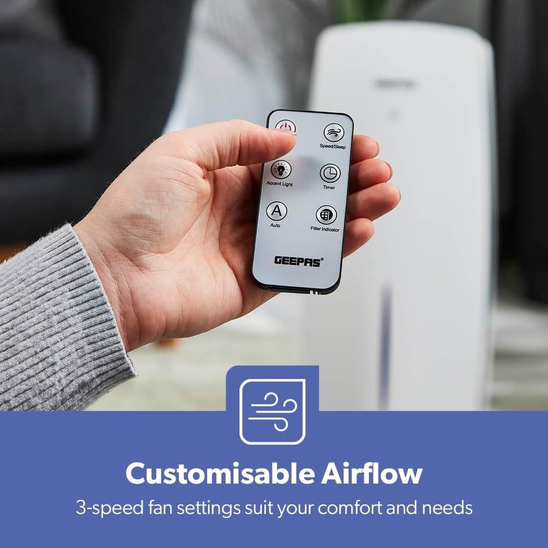 2 in 1 Air Purifier Humidifier HEPA Filter WiFi Remote Bedroom Home