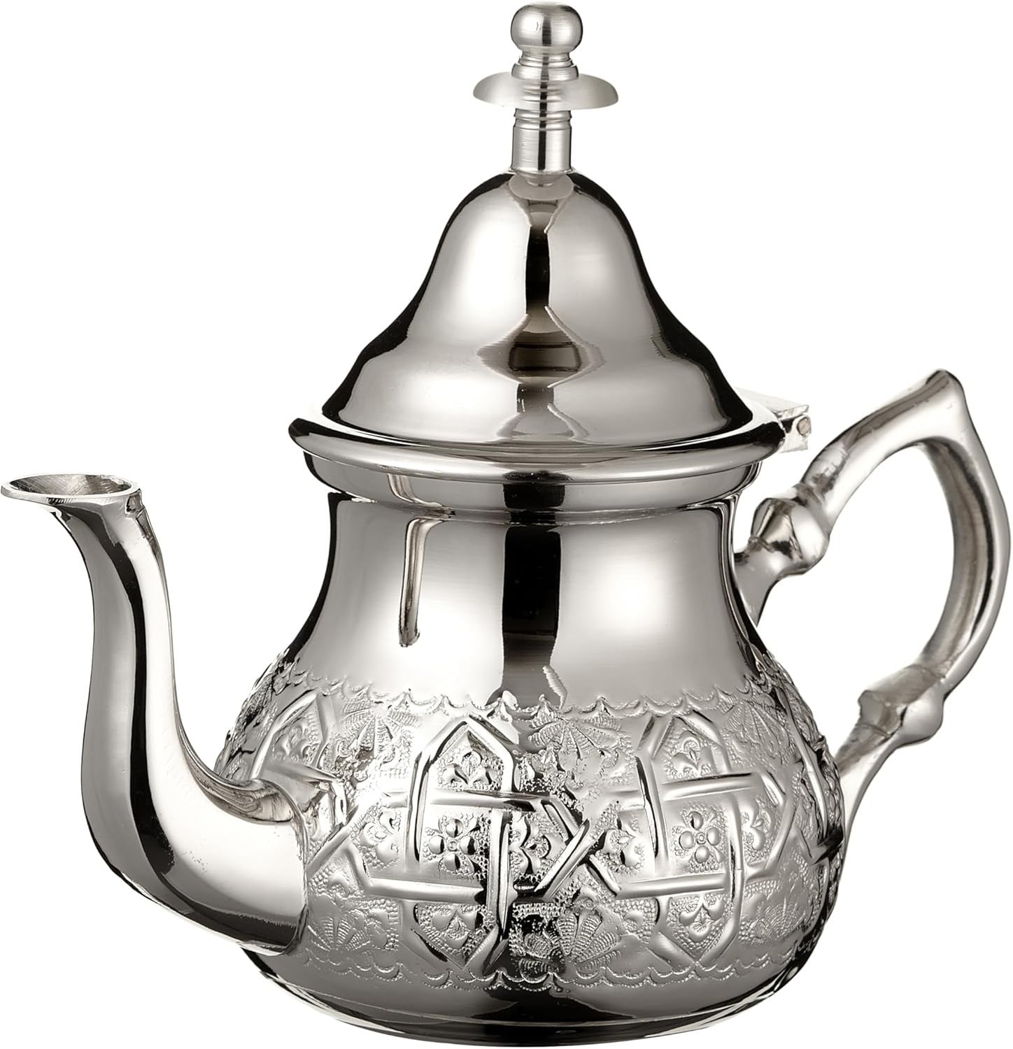 Moroccan Silver Teapot 500ml Handmade Engraved Mint Tea Pot Filter